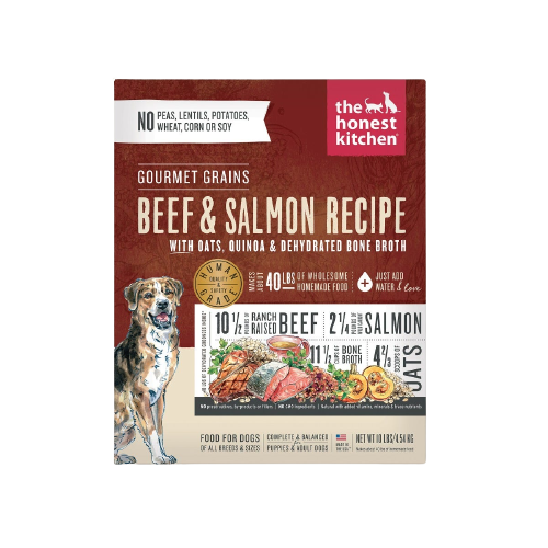 The Honest Kitchen Gourmet Grains Beef & Salmon Recipe Dehydrated Dog Food