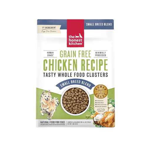 The Honest Kitchen Small Breed Dog Grain-Free Chicken Recipe Whole Food Clusters