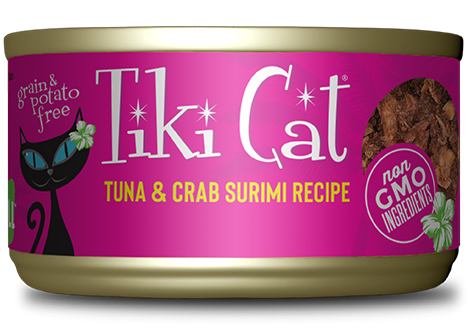 Tiki Cat Grill Tuna & Crab Surimi Recipe Canned Cat Food