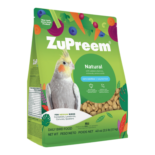 ZuPreem Natural for Medium Birds