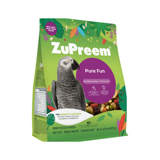 ZuPreem Pure Fun for Parrots & Conures (Medium to Large Birds)