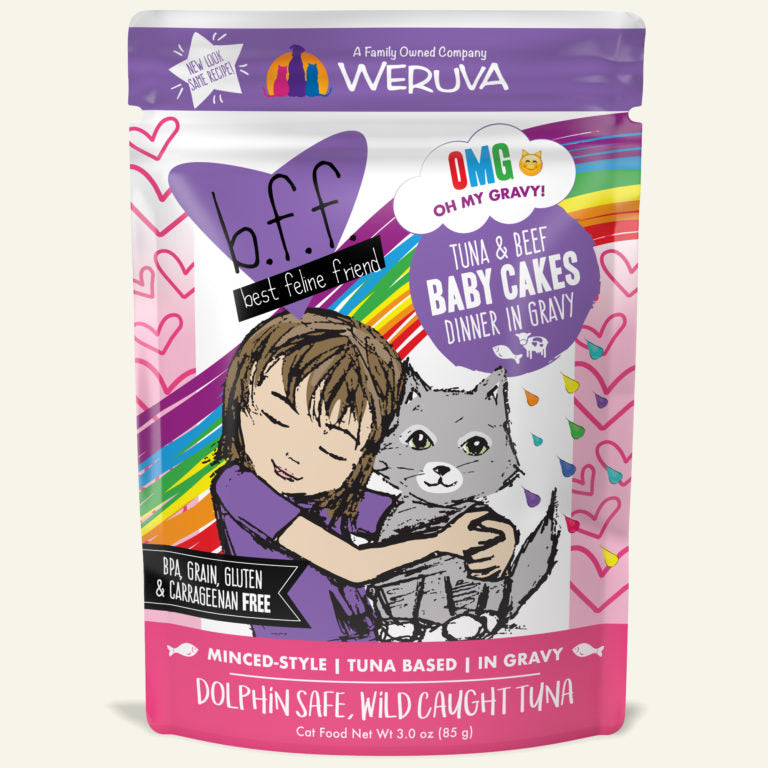 Weruva BFF Pouch Tuna & Beef Baby Cakes