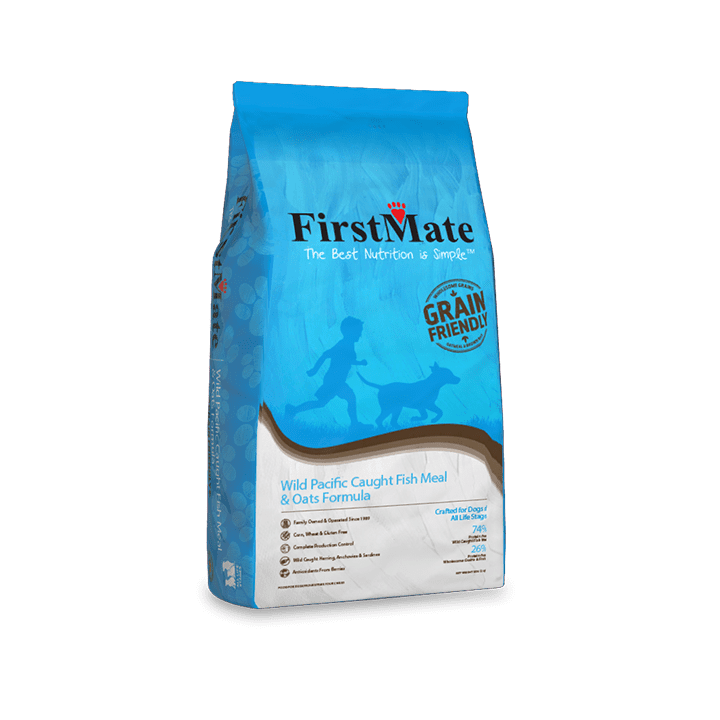 FirstMate Grain Friendly Wild, Pacific Caught Fish & Oats Formula Dry Dog Food