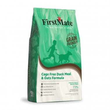 FirstMate Grain Friendly Cage-Free Duck & Oats Formula Dog Food