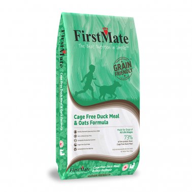 FirstMate Grain Friendly Cage-Free Duck & Oats Formula Dog Food
