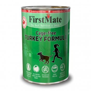 FirstMate Limited Ingredient Cage Free Turkey Formula Canned Food for Dogs