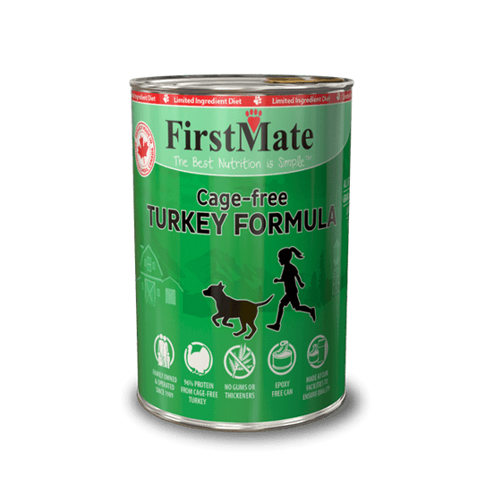 FirstMate Limited Ingredient Cage Free Turkey Formula Canned Food for Dogs
