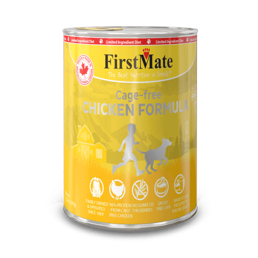 FirstMate Limited Ingredient Cage Free Chicken Formula Canned Dog Food