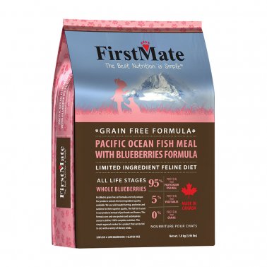 FirstMate Limited Ingredient Pacific Ocean Fish with Blueberries Dry Cat Food