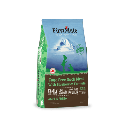 FirstMate Limited Ingredient Cage-Free Duck with Blueberries Dry Cat Food
