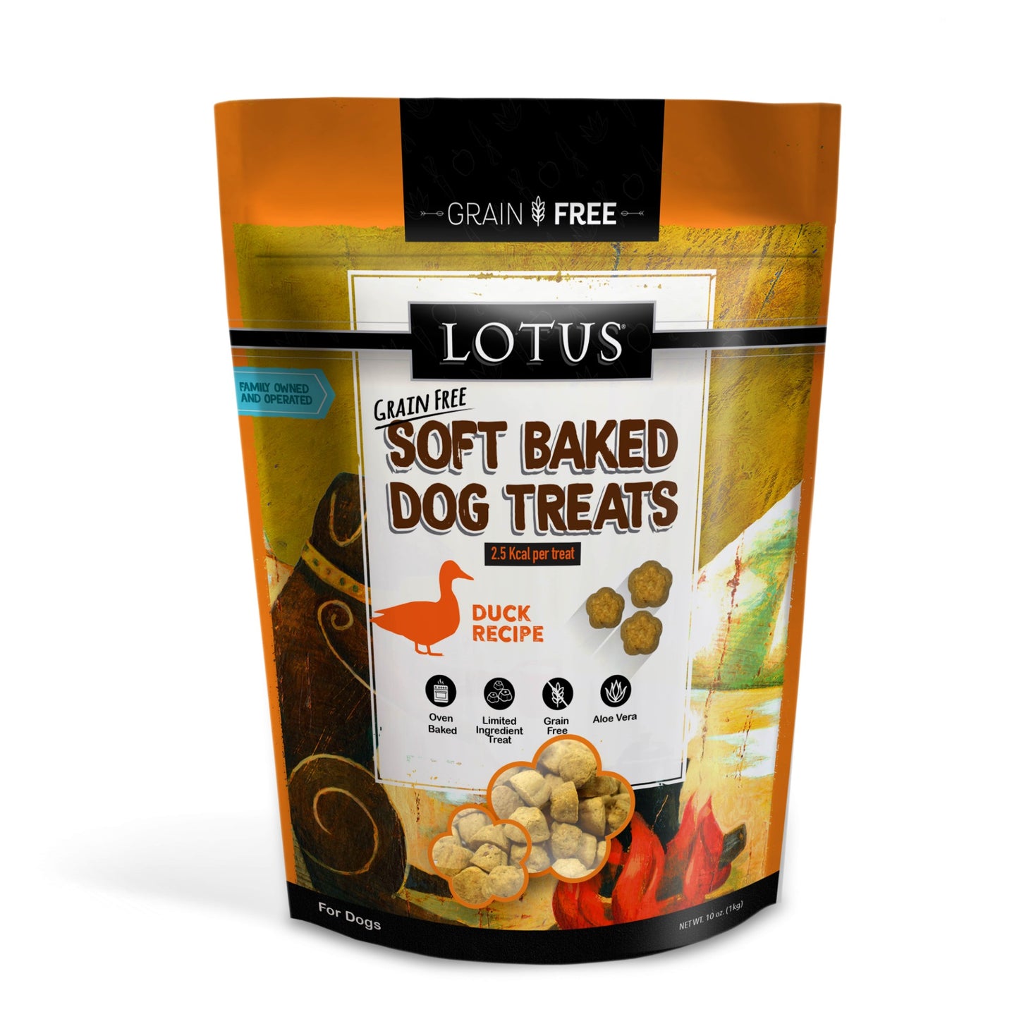 Lotus Grain Free Duck Recipe Soft Baked Dog Treats