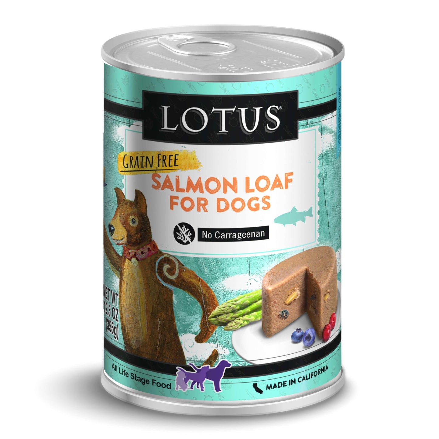 Lotus Dog Grain-Free Salmon Loaf for Dogs