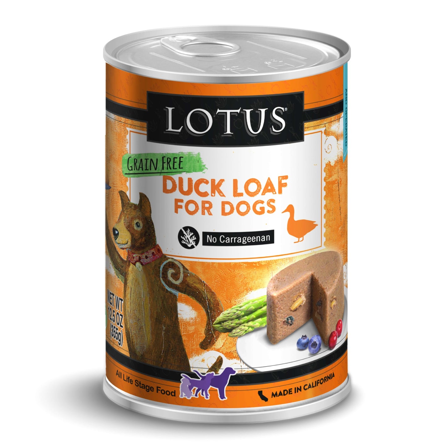 Lotus Dog Grain-Free Duck Loaf Dog Food