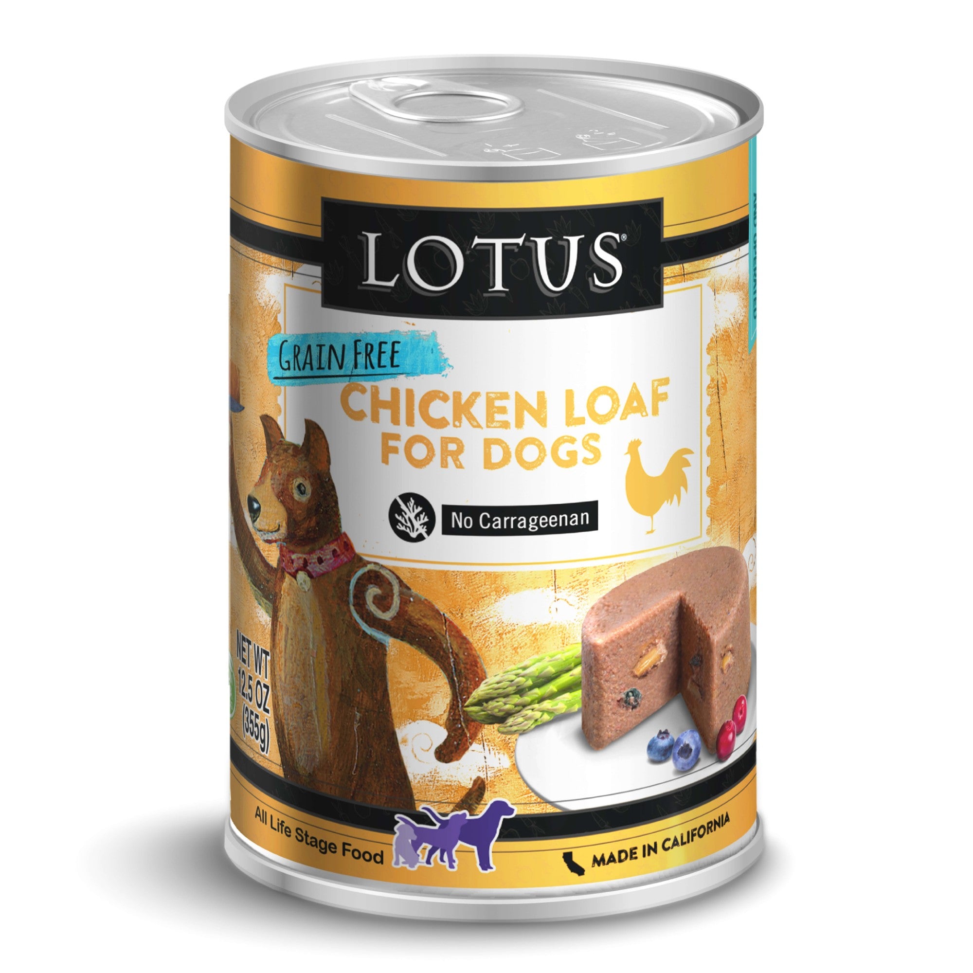 Lotus Dog Grain Free Chicken Loaf Dog Food Hearty Pet lotus-dog-grain-free-chicken-loaf-dog-food-hearty-pet