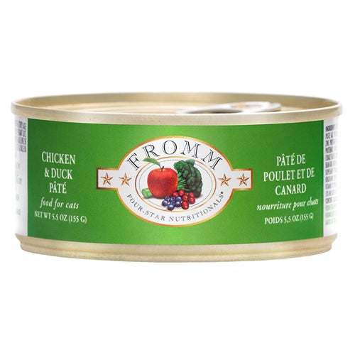 Fromm Four-Star Chicken & Duck Paté Food for Cats