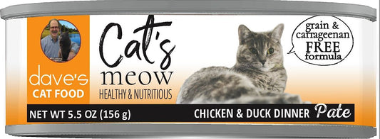 Dave's Cat’s Meow Chicken with Duck Canned Cat Food