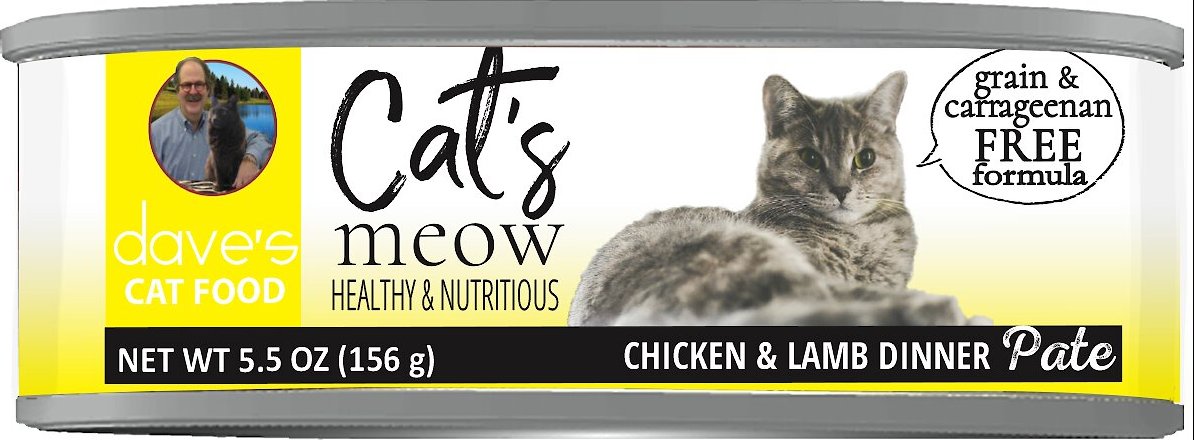 Dave's Cat’s Meow Chicken with Lamb Canned Cat Food
