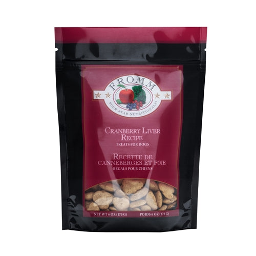 Fromm Four-Star Nutritionals Cranberry Liver Recipe Treats for Dogs