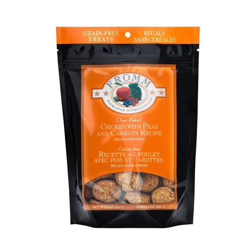 Fromm Four-Star Oven-Baked Chicken with Carrots and Peas Treats for Dogs