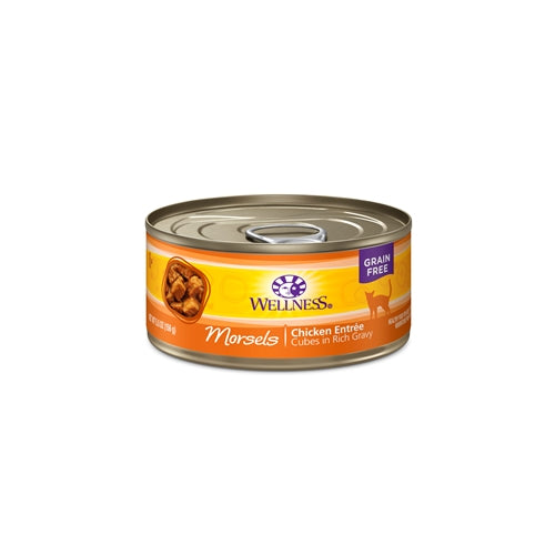 Wellness Grain Free Morsels Chicken Entree Canned Cat Food
