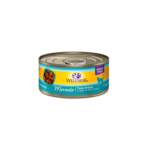 Wellness Grain Free Morsels Tuna Entree Canned Cat Food