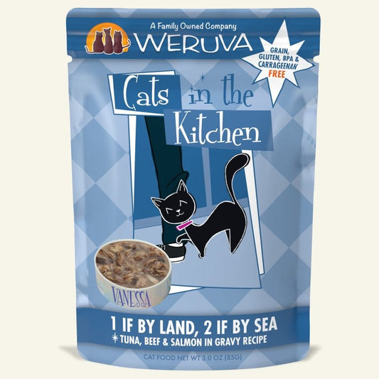Weruva Cats In the Kitchen 1 If by Land, 2 If by Sea Pouches