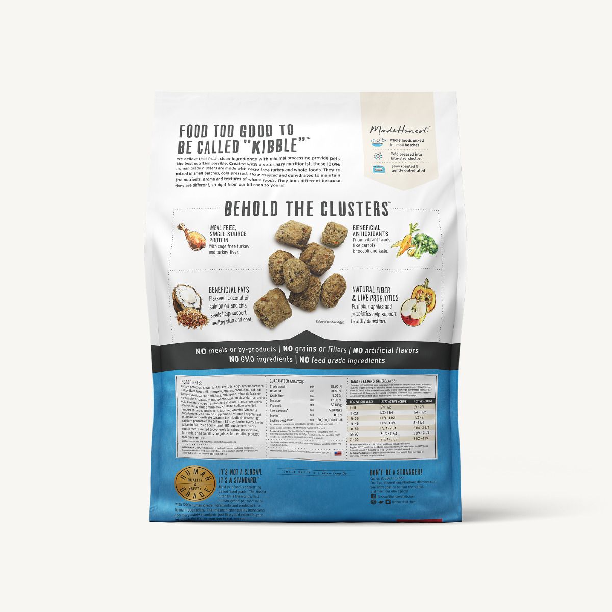 The Honest Kitchen Grain Free Turkey Whole Food Clusters for Dogs