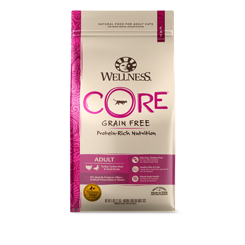 Wellness CORE Cat Turkey, Turkey Meal and Duck Dry Formula