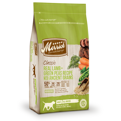 Merrick Classic Lamb and Green Peas with Ancient Grains Adult Dog Dry Formula
