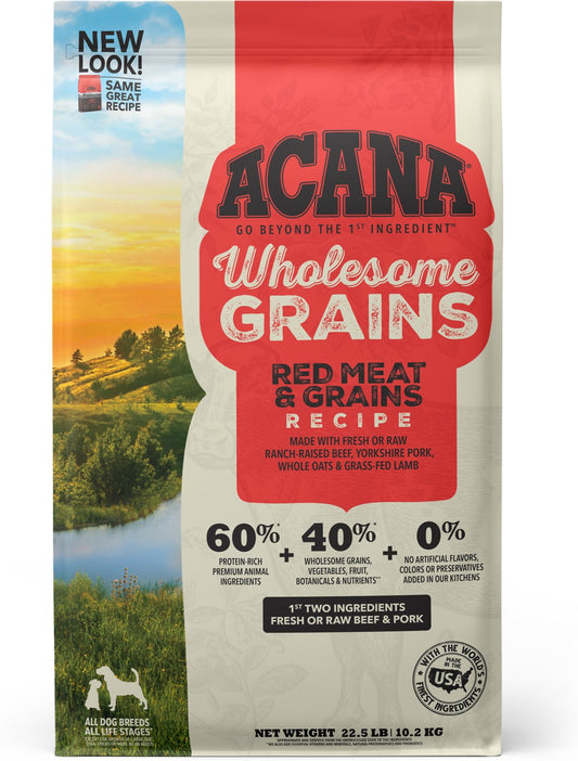 ACANA Wholesome Grains Red Meat Dry Dog Food