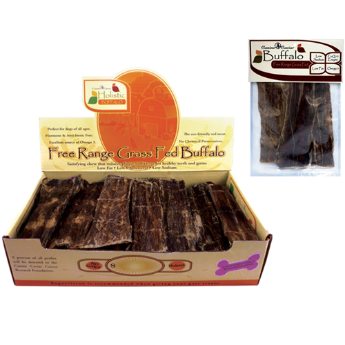 Canine Caviar Water Buffalo Flat Jerky Dog Chews