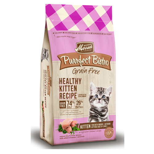 Merrick Purrfect Bistro Grain Free Healthy Kitten Dry Cat Food
