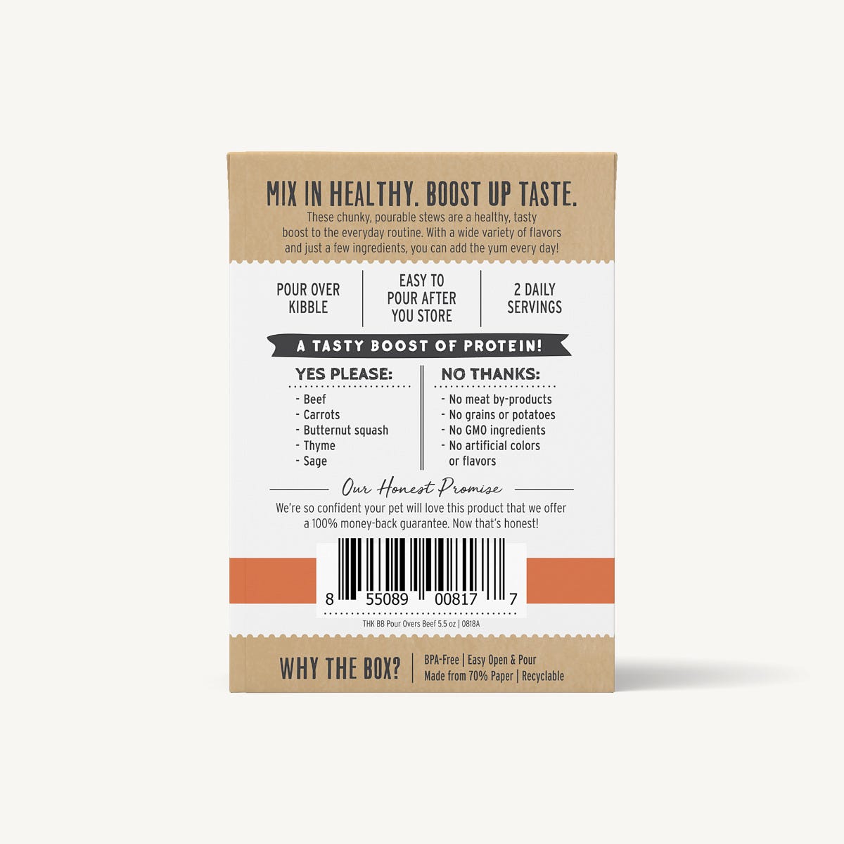 The Honest Kitchen Bone Broth Pour Overs Beef Stew Dog Food