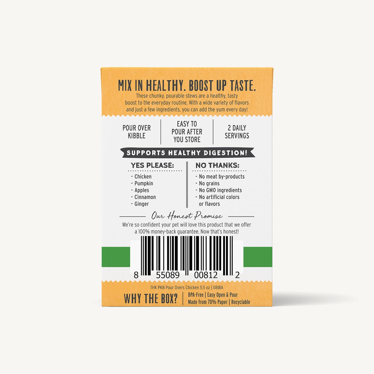 The Honest Kitchen Pumpkin Pour Overs Chicken & Pumpkin Stew Dog Food