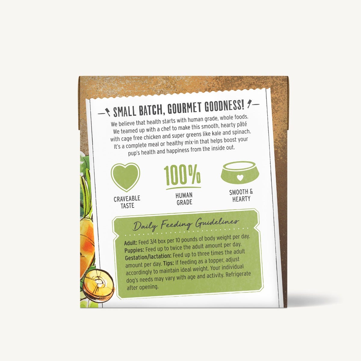 The Honest Kitchen Butcher Block Chicken & Super Greens Pate for Dogs