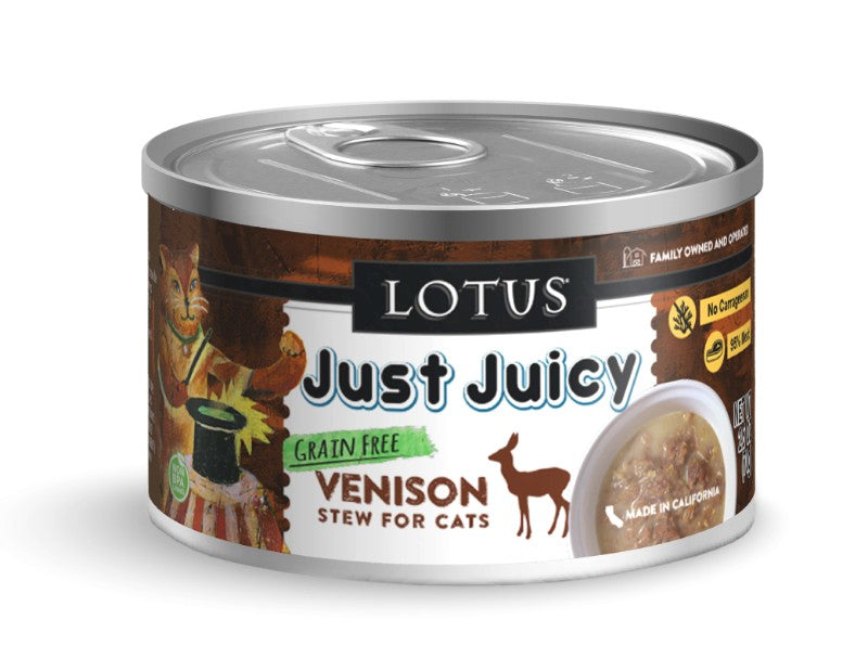 Lotus Cat Grain-Free Just Juicy Venison Stew