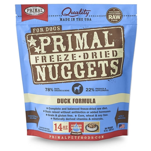 Primal Freeze Dried Duck Formula for Dogs