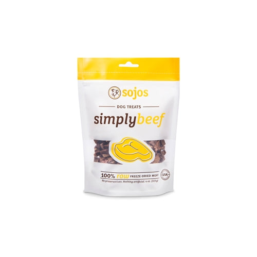 Sojos Simply Beef Freeze Dried Dog Treats