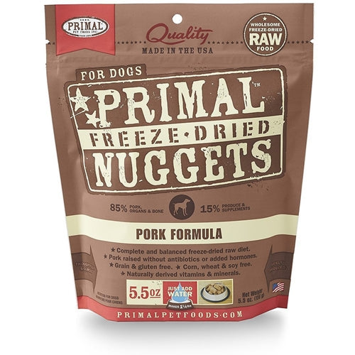 Primal Freeze Dried Pork Formula for Dogs