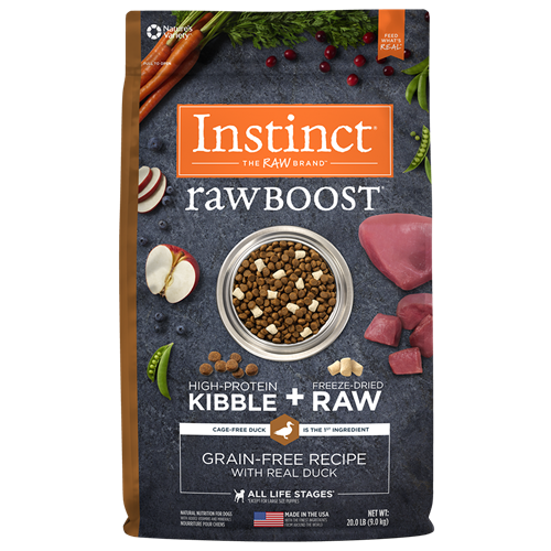 Nature's Variety Instinct Raw Boost Duck Meal Dog Food