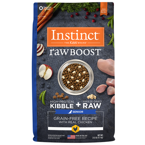 Nature's Variety Instinct Raw Boost Chicken Senior Dog Food