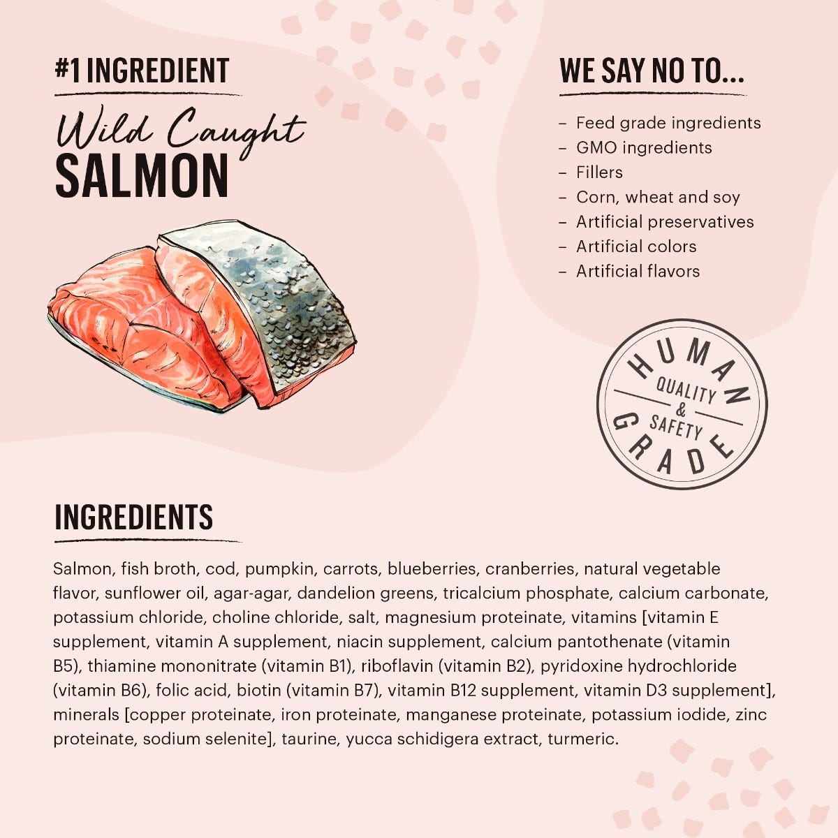 The Honest Kitchen Cat Minced Salmon & Cod Recipe in Fish Broth Gravy