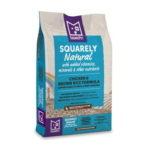 SquarePet Squarely Natural Feline Chicken & Brown Rice Formula