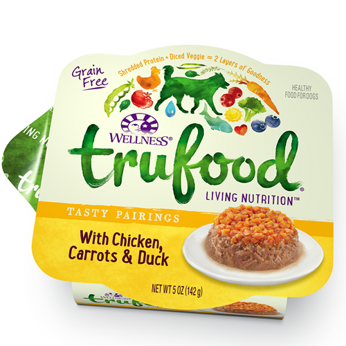 Wellness TRUFOOD Tasty Pairings Chicken, Carrots & Duck Adult Dog Formula