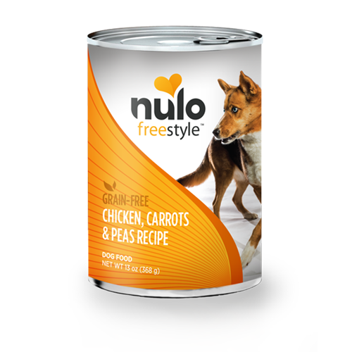 Nulo FreeStyle Grain Free Chicken, Carrots and Peas Canned Dog Food