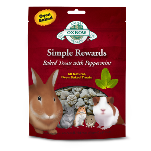 Oxbow Simple Rewards Baked Treats - Peppermint
