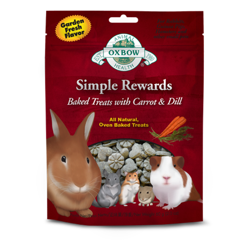 Oxbow Simple Rewards Baked Treats - Carrot & Dill
