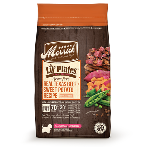 Merrick Lil Plates Grain Free Texas Beef & Sweet Potatoes Recipe Dry Dog Food