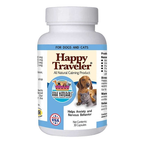 Ark Naturals Happy Traveler Capsules for Cats and Dogs