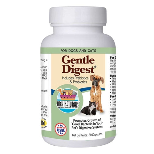 Ark Naturals Gentle Digest Capsules for Cats and Dog
